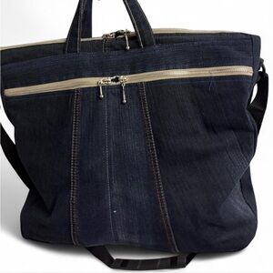 Stylish Black Denim Laptop/Bag